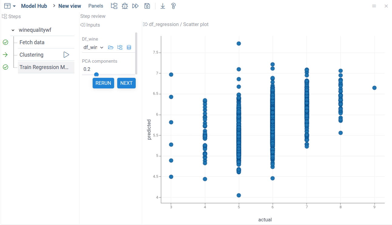 Two-step workflow - inputs