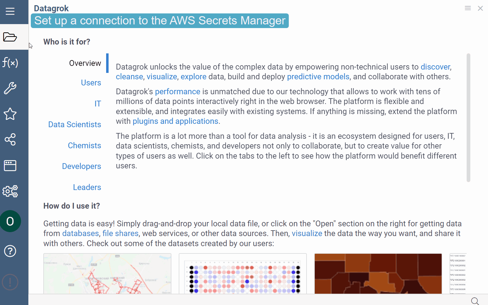 Use the AWS Secrets Manager in a database connection