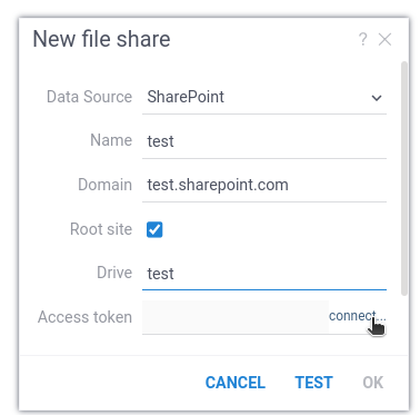 Sharepoint configuration