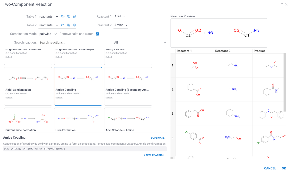 Two-Component Reaction